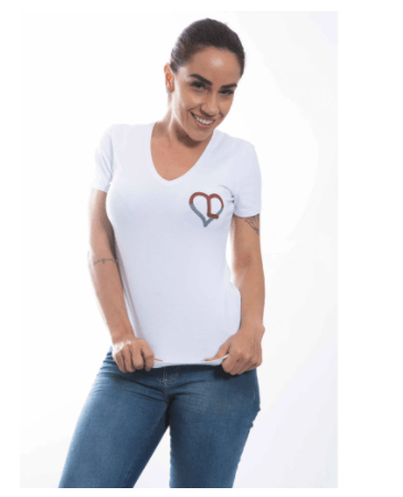 Camiseta Mangalarga Amor de verdade - Branco Imagem 1